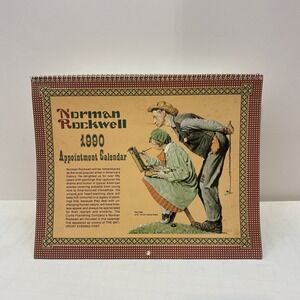 Norman Rockwell 1990 Appointment Calendar